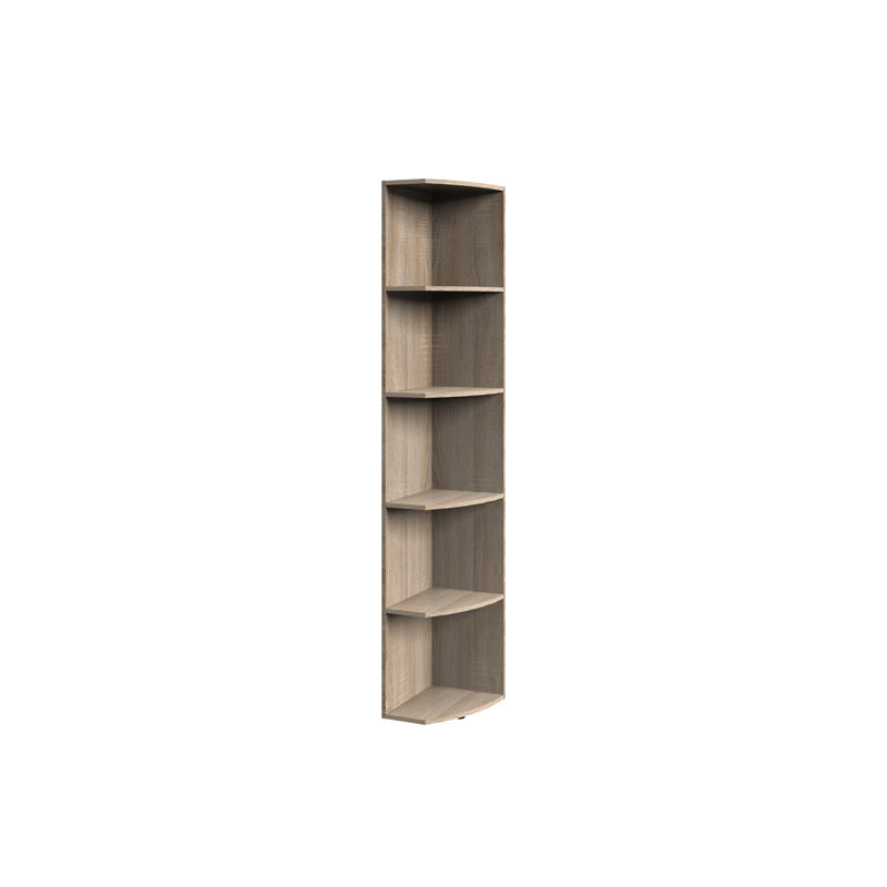 Akkar 30cm W Wood Shelving Unit, Oak Sawed Raw