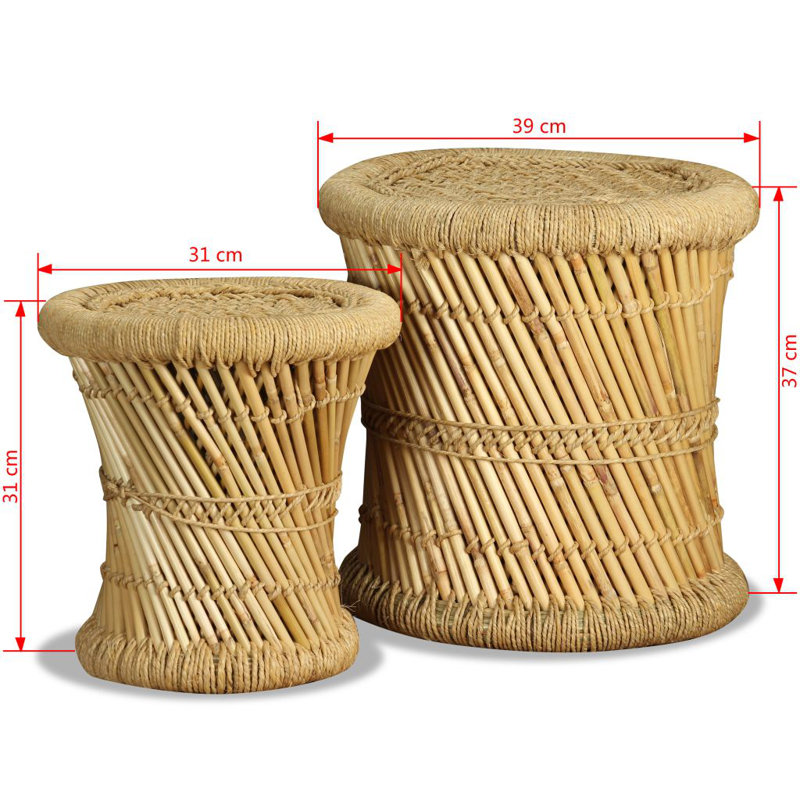 Dara Accent Stool, Brown