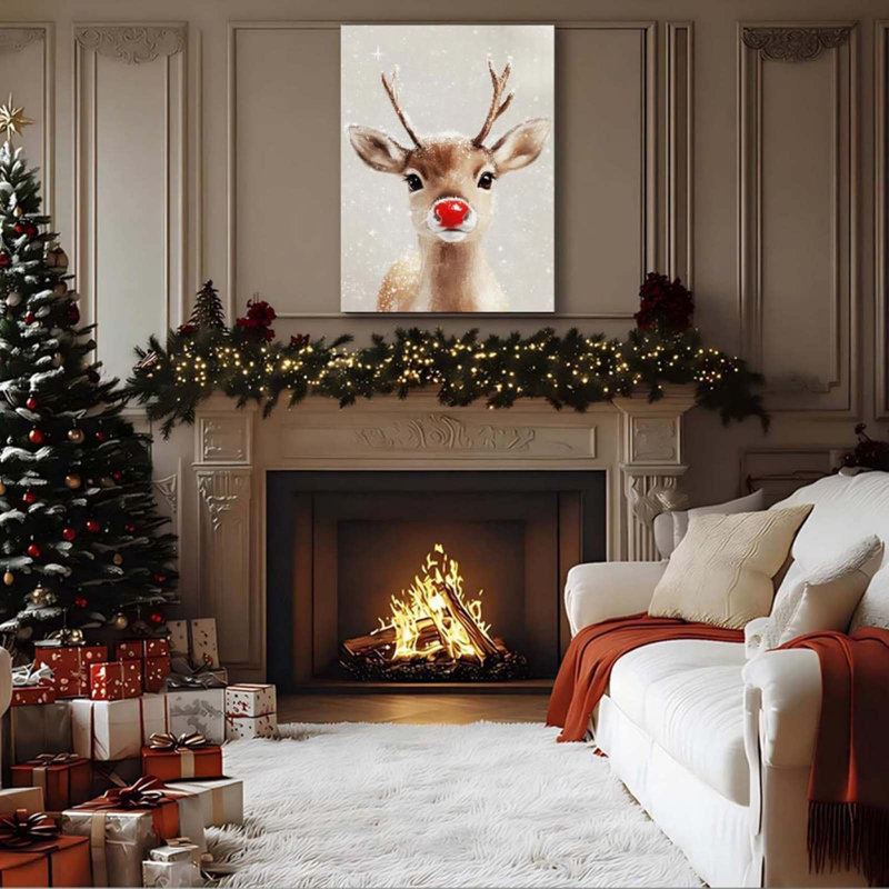 Decki Wrapped Canvas Print, 60 cm H x 40 cm W