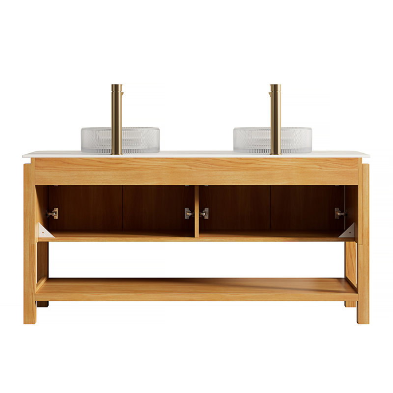 Freestanding Standard With Top, L 60 po