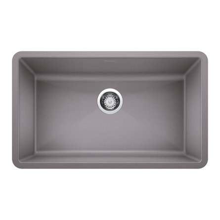 Precis SILGRANIT 32" L X 19" W Super Single Undermount Kitchen SInk
