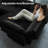 Wylodene 143'' W Oversized U Shaped Velvet Modular Sectional Storage Sofa Living Room Couch Set-166995510
