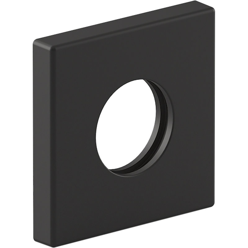 Showerarm Trim Kit, Square, Black