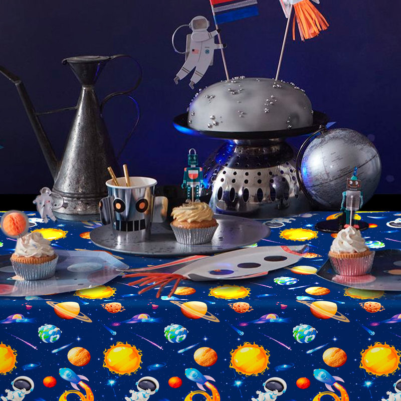 Nappe Space, ensemble de nappe 3 pièces Space