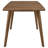 Natural Walnut Rectangular Dining Table