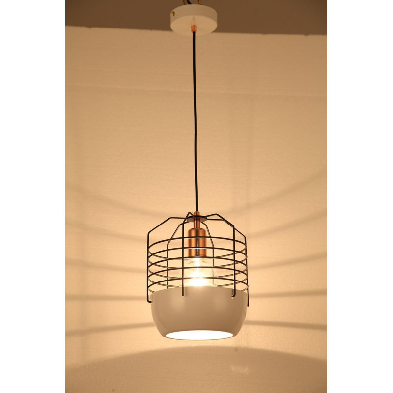 Luminaire suspendu cage simple Abdul-Majeed, Cuivre