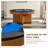 Round Solid Wood Home Standard 5'Pool Table