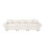 Canapé moderne 24005 en tissu en laine avec 3 coussins, un canapé à trois places et d'autres décors