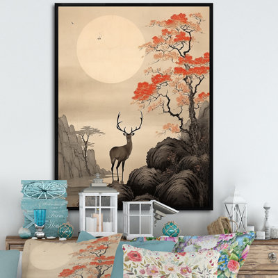 Bustleton " Asian Art Deer Sumi "