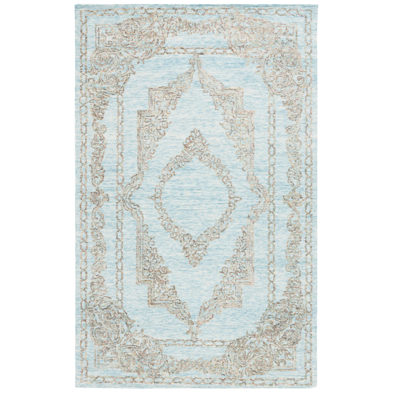 Metro Hand Tufted Wool Pile Oriental Rug, Rectangle 8' x 10'