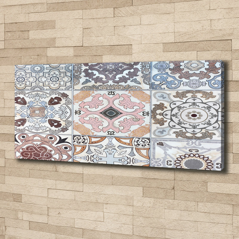 Ceramic Tiles - Wrapped Canvas Print