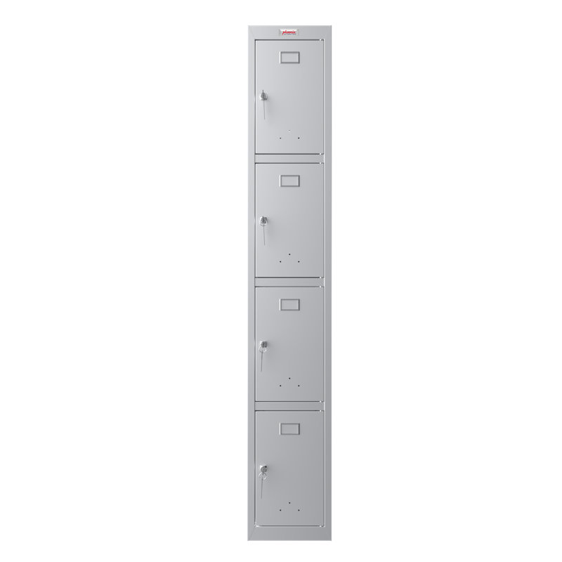 Metal 4 - Tier 30cm with Key, Grey