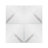 Adoree V Grooved Square Mirror