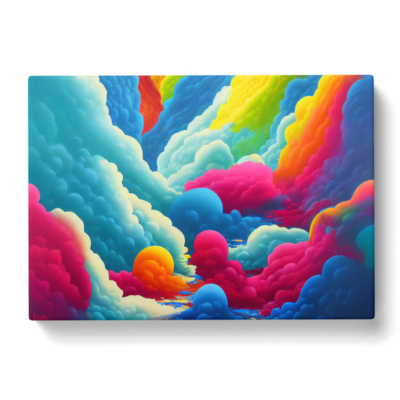Colourful Clouds Vol.1 - Wrapped Canvas Print, 35cm H x 50cm W x 3cm D