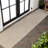 Zyshon Mid-Century Modern Arch Stripe Reversible Machine-Washable Cream/Beige Indoor/Outdoor Rug-568182322