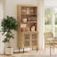 Armoire de rangement pour garde-manger de 72,8 po de hauteur avec armoire réglable-750417486