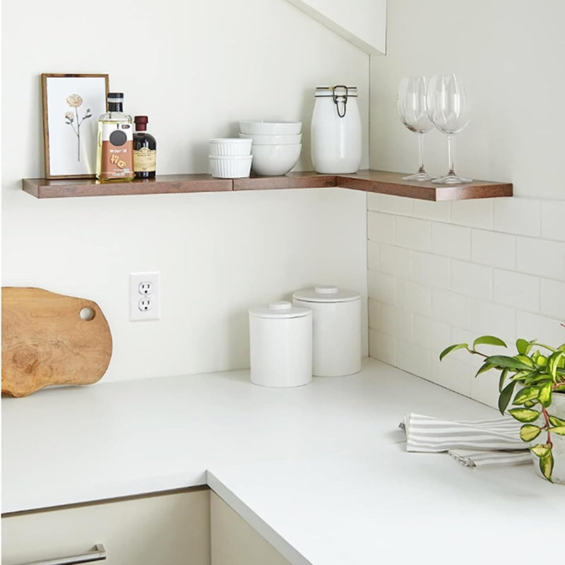 3 Piece Wood Floating Shelf