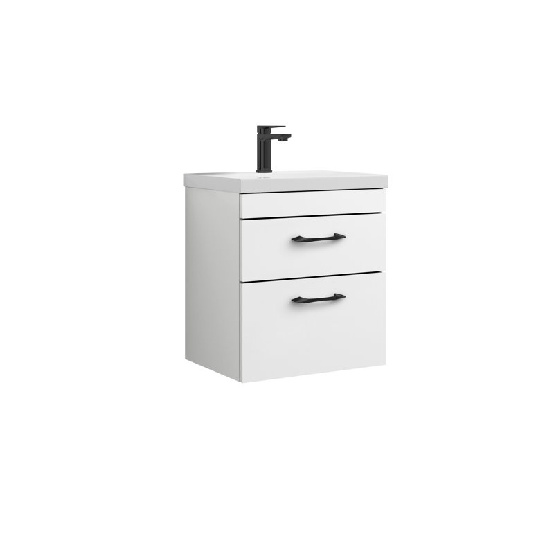510mm Single Bathroom Vanity with Integrated Vitreous China Basin