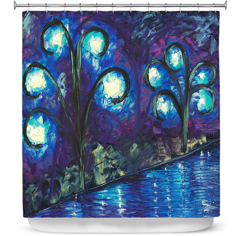 Rideau de douche simple twilight of love