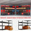 Étagère de garage avec tablettes en métal robustes de l 67 po x P 24 po x H 68 po-1024488486