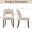 Upholstered Dining Side Chairs Set of 4-1205153983