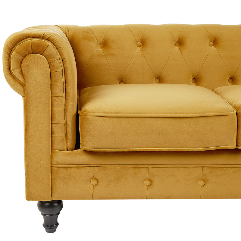 Paseo 3 Seater Sofa, Yellow