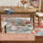 TOWN & COUNTRY EVERYDAY Hibiscus Bloom Modern Floral Outdoor Rug Ivory/Red/Blue-97549324