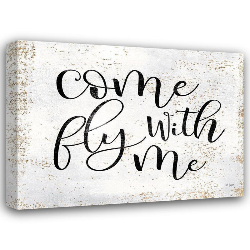 Ophelia & Co., boul. Jaxn Art sur toile tendue avec châssis: «Come Fly with Me», H 36 po x l 47 po
