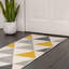 Zhora Tufted Ochre Grey Geometric Rug-34475796