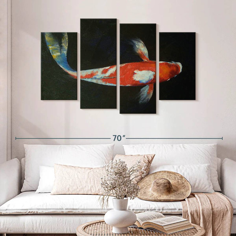 Brampt Koi, 32" H x 52" W