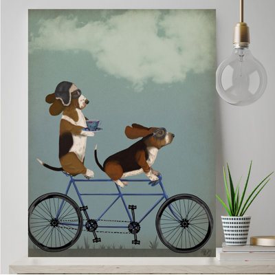 " Basset Hound Tandem "