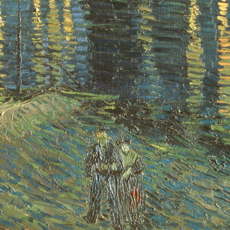 «La Nuit Etoilee», 1889 par Vincent Van Gogh, reproduction sur toile, H 39,25 po x l 48,25 po x P 1,875 po
