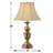 Balustrade 30" Satin Antique Brass Table Lamp-1835978716