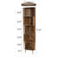 Bibliothèque de rangement en bambou à 5 niveaux-660729343
