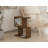 Modern 2-Tier Side Table, Walnut Color, 17.7 x 20.2 x 13.4 inches | 100% Melamine Coated Particle Board, Thickness: 0.7 inches | Multipurpose Design with Additional Storage, Perfect for Living Room & Bedroom-856520318