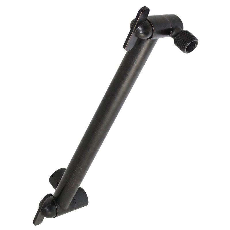 Bras de douche réglable, Bronze huilé
