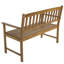 Manufactured Wood Wood Outdoor Bench