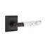 Select Round Privacy (Bed & Bath) Door Lever with Square Rosette-1697236062-1697236061