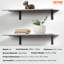 VEVOR Shelf Bracket, 16 x 6 in 4 Pcs, Heavy Duty Floating Shelf Brackets