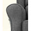 Chaise berçante en tissu