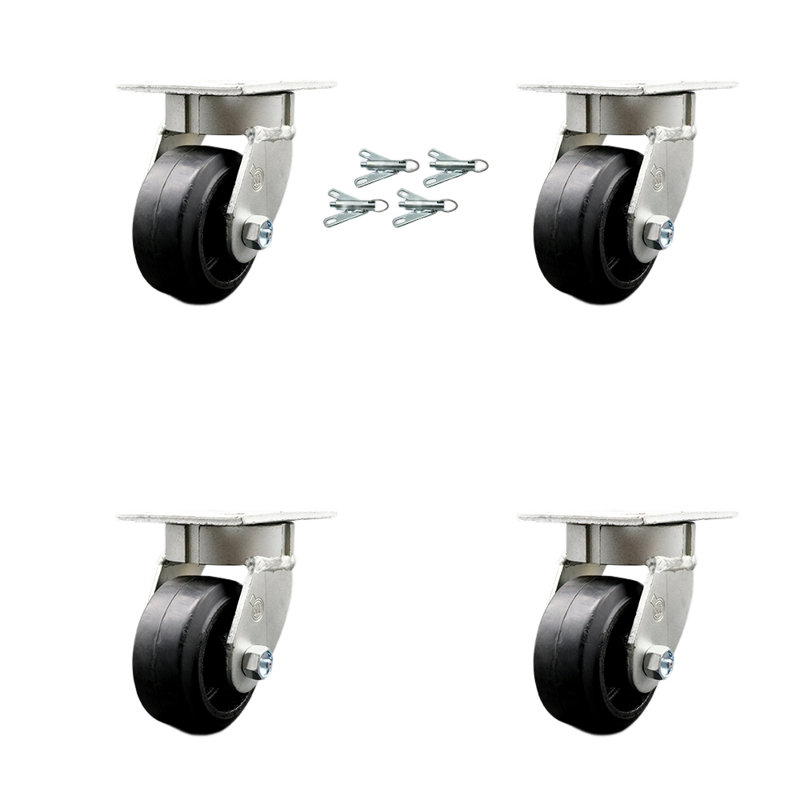 Kingpinless sur roulettes pivotantes