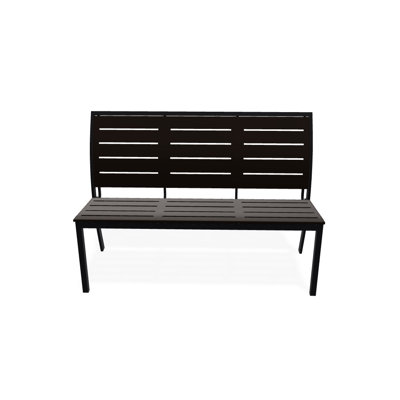 Banc de parc empilable aluminium Bazza