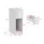 20 cm W Particle Board Bedside Table