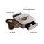 Table basse extensible en marbre avec tiroirs