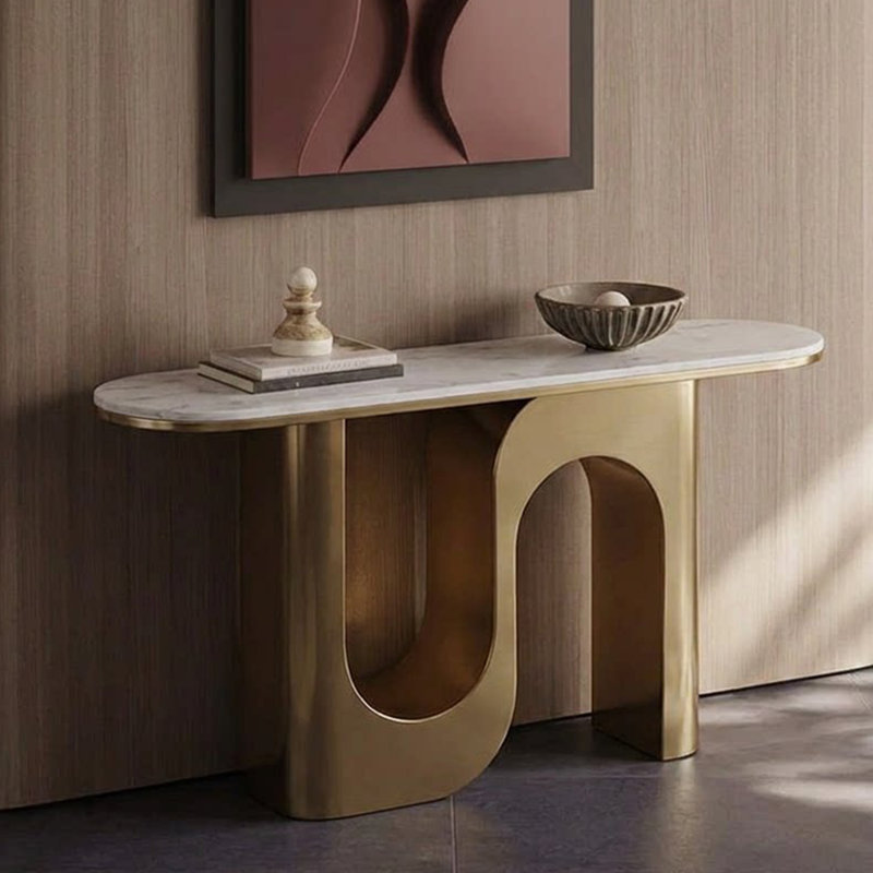 Console Italian Luxury, H 33,5 po x l 63 po x P 13,8 po