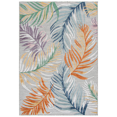 Tapis Cabana 445 à motif floral pour intérieur/extérieur