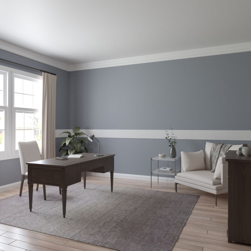94.5 in Gray Primed Polyurethane Panel Moulding
