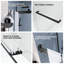 Porte de douche sans cadre à porte coulissante double l 72 po x H 79 po-90667172