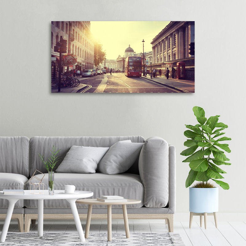 London - No Frame Print on Canvas