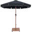 Ensemble de parasol en aluminium avec passepoil Amalfi-1670515769-1670515770